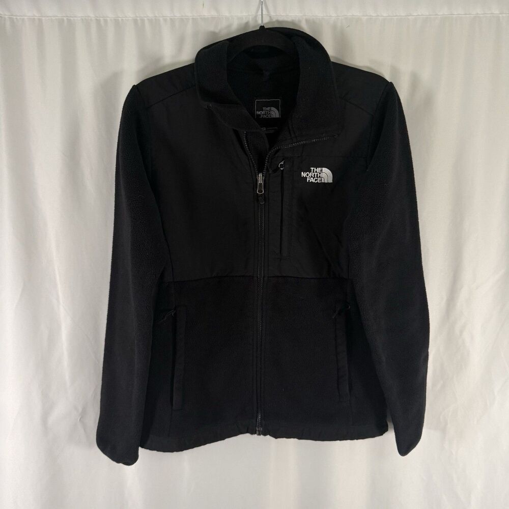 The North Face Jacket Women's Small Black Full Zip Pockets Polartec